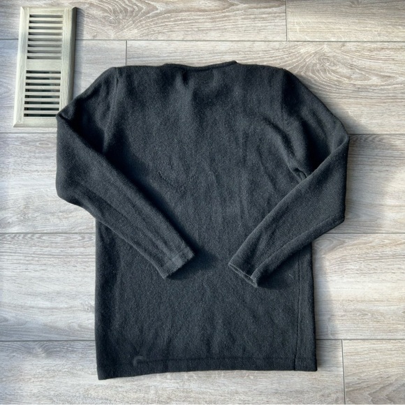 Vintage Tamra Black  Wool Angora Blend Beaded Sweater - Picture 12 of 15